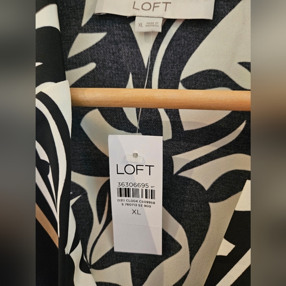NWT LOFT swirl print set. Size L/XL - Picture 5 of 8